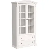 OTTO home Glasvitrine Anna 97 x 46 x 188 cm Weiß