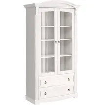 OTTO home Glasvitrine Anna 97 x 46 x 188 cm Weiß