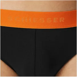 SCHIESSER Slip schwarz M 3er Pack