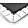 EXIT TOYS Silhouette Bodentrampolin 244 x 366 cm inkl. Sicherheitsnetz schwarz