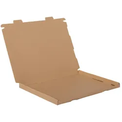 100 x Großbriefkarton (350 x 250 x 20 mm) braun DIN A4 Verpackung Versand Karton Faltkarton Faltschachtel Maxibrief BB-Verpackungen