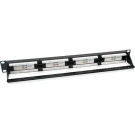 Equip Patch Panel 24-Port Cat.6 Schwarz
