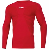 Jako Longsleeve Comfort recyceltes langarm Funktionsshirt Herren sportrot XL