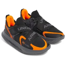 Under Armour FLOW FUTR X 4 UAA Basketballschuhe 001 - black/castlerock/blaze orange 45