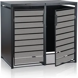 Zelsius Mülltonnenbox 132 x 80 x 117 cm anthrazit