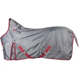 PFIFF 102832 Regendecke 'Highneck' mit Fleecefutter, grau-pink 125