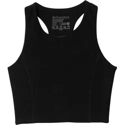 DELICATELOVE Damen Top SHAYA, black, S