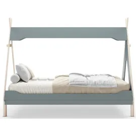 CaliCosy Etagenbett LOU 90 x 190 cm Holz lackiert Grün