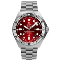 UMF Ruhla Herrenuhr Automatik Kampfschwimmer rot Limited 1928M-7