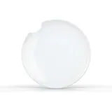 Fiftyeight PRODUCTS / Tassen / Tellerchen 2er-Set „mit Biss" (Porzellan, Ø 15 cm, weiß, Made in Germany)
