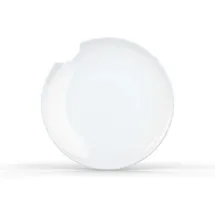 Fiftyeight PRODUCTS / Tassen / Tellerchen 2er-Set „mit Biss" (Porzellan, Ø 15 cm, weiß, Made in Germany)