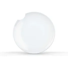 Fiftyeight PRODUCTS / Tassen / Tellerchen 2er-Set „mit Biss" (Porzellan, Ø 15 cm, weiß, Made in Germany)