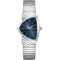 Hamilton Ventura Quartz H24411142 - blau mit Farbverlauf,silber - 32,3mm x 50,3mm