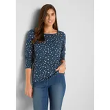 bonprix Langarmshirt Blau L