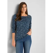 bonprix Langarmshirt Blau L