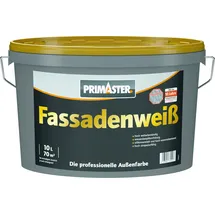 Primaster Fassadenfarbe Fassadenweiß weiß 10 l