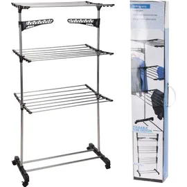 Storage Solutions Wäscheständer 165 m Weiß/Schwarz