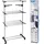 Storage Solutions Wäscheständer 165 m Weiß/Schwarz