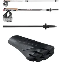 Leki Instructor Lite 100-125 cm schwarz-weiß-orange