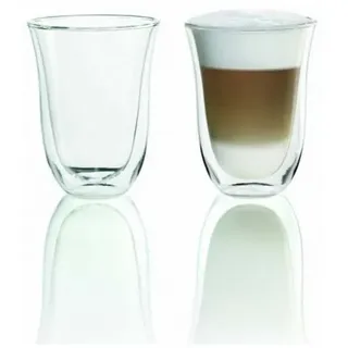 De'Longhi DELONGHI Thermoglas 2erSet DLSC312 Latte Macchiato Gläser Transparent