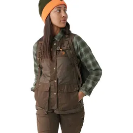 Fjällräven Damen Forest Wool Padded Weste, Dark Olive, M