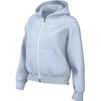 Nike Sportswear Phoenix Fleece Damen-Hoodie Mit Durchgehendem Reißverschluss, Blue Tint/Sail, M