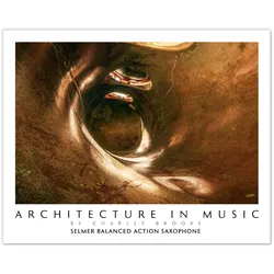Architecture in Music "1940er Selmer Balanced Action Saxophon" 50 x 40 cm