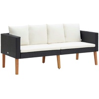 vidaXL Loungesofa schwarz 310216