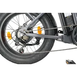 Sharp E-Fatbike 20 Zoll RH 0 cm grau