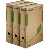 Esselte Archivboxen ECO braun 8,0 x 23,3 x 32,7 cm