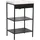 WELLTIME Waschbeckenunterschrank Lodi 51 x 80 cm Schwarz