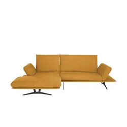 KOINOR Ecksofa  aus Flachgewebe Francis , orange , Maße (cm): B: 284 H: 93 T: 159