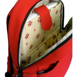 HUGGER Laptop Designer-Tasche Rucksack 360B-101 rot 13 Zoll