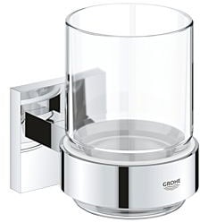 Preisvergleich Produktbild Grohe Start Cube Kristallglas mit Halter 41097000  Chrom