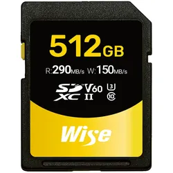 SDXC UHS-II V60 512 GB Speicherkarte