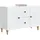 vidaXL TV Möbel Sideboard 89 x 34,5 x 60 cm Weiß Holzwerkstoff