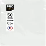 ProNappe Servietten weiß 2-lagig 20,0 x 20,0 cm, 50 St.