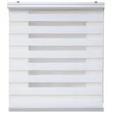 STORESDECO Doppelrollo 120 x 250 cm weiß