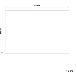 Beliani Bezug für Gewichtsdecke RHEA in Weiß Minky-stoffbezug 135 x 200 cm Flauschig Einfarbig Modern Ersatzbezug Therapiedeckenbezug mit Schlaufen