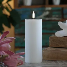 uYuni LED Kerze Thea 15,2 cm weiß