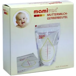 Mamivac Muttermilch Gefrierbeutel 20 ST