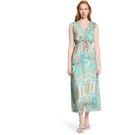 Cartoon Midikleid Grün/Violett 44