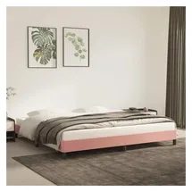 vidaXL Bettgestell 200 x 200 cm Rosa