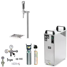 BieTal Sprudelwasseranlage ohne Kühlung weiß + Wasserfilter Set