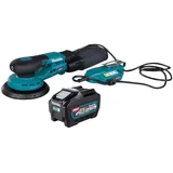 Makita BO 002 CGT1 Akku Exzenterschleifer 40 V max. 150 mm 5,0 mm Hub Brushless + 1x Akku 5,0 Ah - ohne Ladegerät