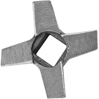 Fleischwolf-Klinge, Kreuzförmig, Professioneller Stahl, für die Küche, Fleischwolf-Klinge, Fleischwolf, Schneidteil für Alle Fleischwolf mit Kunststoffgehäuse (Typ 5 (8,3 x 8,3 x