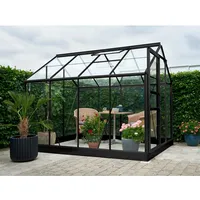 Juliana Popular 86 Alu schwarz ESG 3 mm 5 m2 inkl. Fundamentrahmen