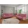 Home Affaire Polstergarnitur HOME AFFAIRE "Drago, modern und zeitlos, aktuelle Formensprache, komfortabel", schwarz (brombeere), H:81cm T:90cm, 100% Polyester, Sitzmöbel-Sets, als Sessel/Polsterecke erhältlich, versch. Stoffe, inkl. 2 Zierkissen