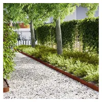 vidaXL Raseneinfassung 100 x 0,05 x 20 cm 50 Stück Braun