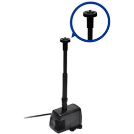 vidaXL Springbrunnenpumpe mit 3 Aufsätzen 1000 l/h